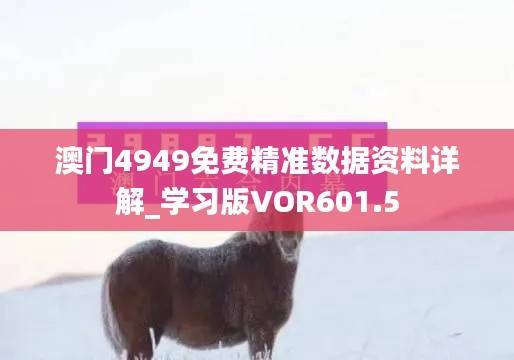 澳门4949免费精准数据资料详解_学习版VOR601.5
