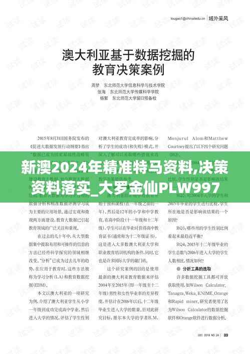 新澳2024年精准特马资料,决策资料落实_大罗金仙PLW997