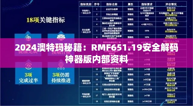 2024澳特玛秘籍:RMF651.19安全解码神器版内部资料