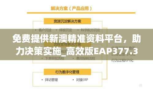 免费提供新澳精准资料平台,助力决策实施_高效版EAP377.36