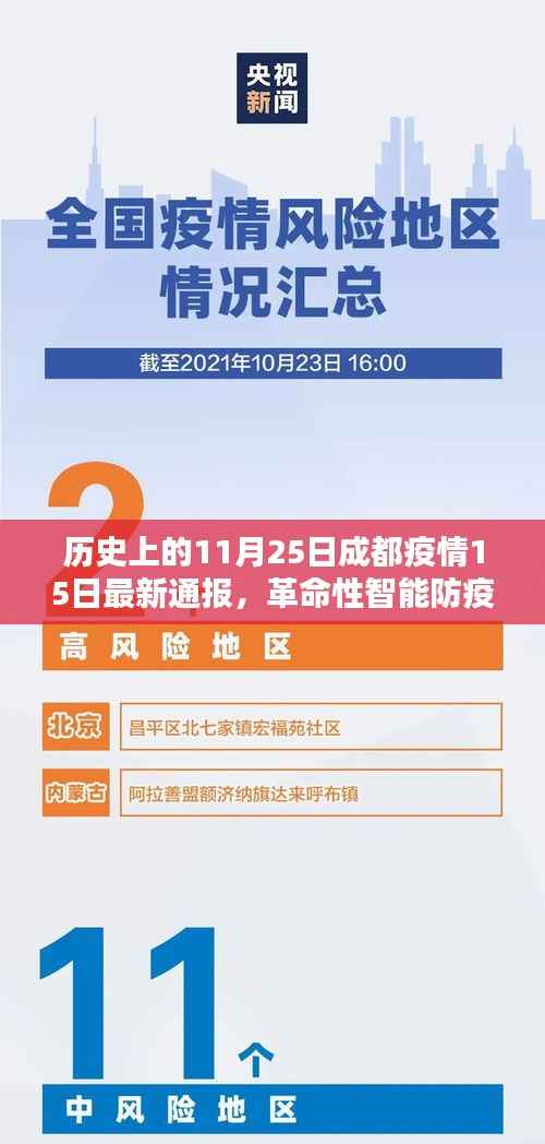 历史上的11月25日成都疫情15日最新通报,革命性智能防疫系统,成都疫情最新科技通报揭秘