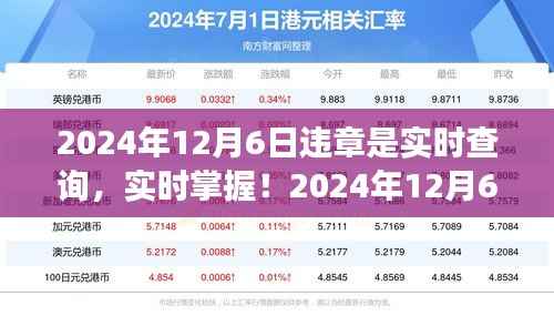 实时掌握!轻松查询2024年12月6日交通违章信息