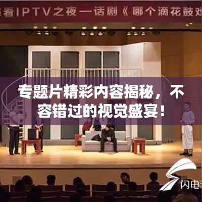 专题片精彩内容揭秘，不容错过的视觉盛宴！