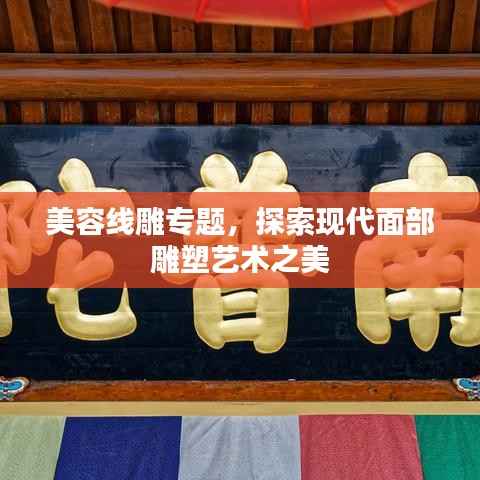 美容线雕专题,探索现代面部雕塑艺术之美