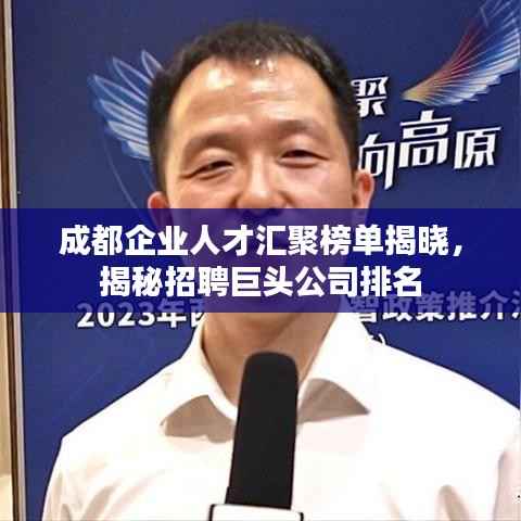 成都企业人才汇聚榜单揭晓，揭秘招聘巨头公司排名