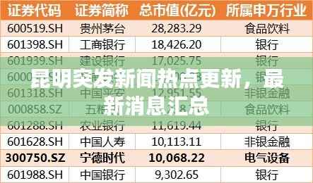 昆明突发新闻热点更新，最新消息汇总